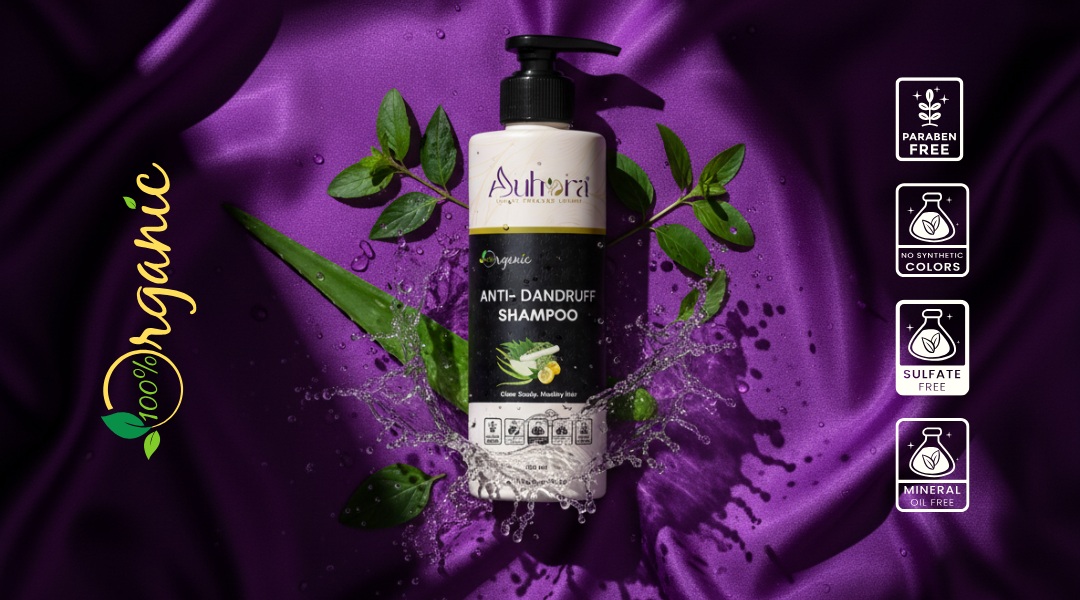 Auhora Anti-Dandruff Shampoo | Sulfate-Free Shampoo for Dandruff & Itchy Scalp