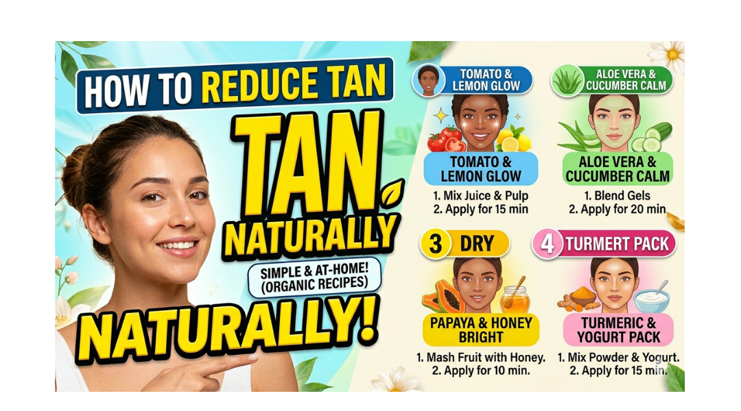 How to Reduce Tan Naturally with Organic Skincare