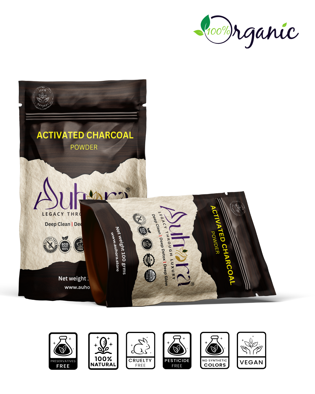 Auhora Activated Charcoal Powder