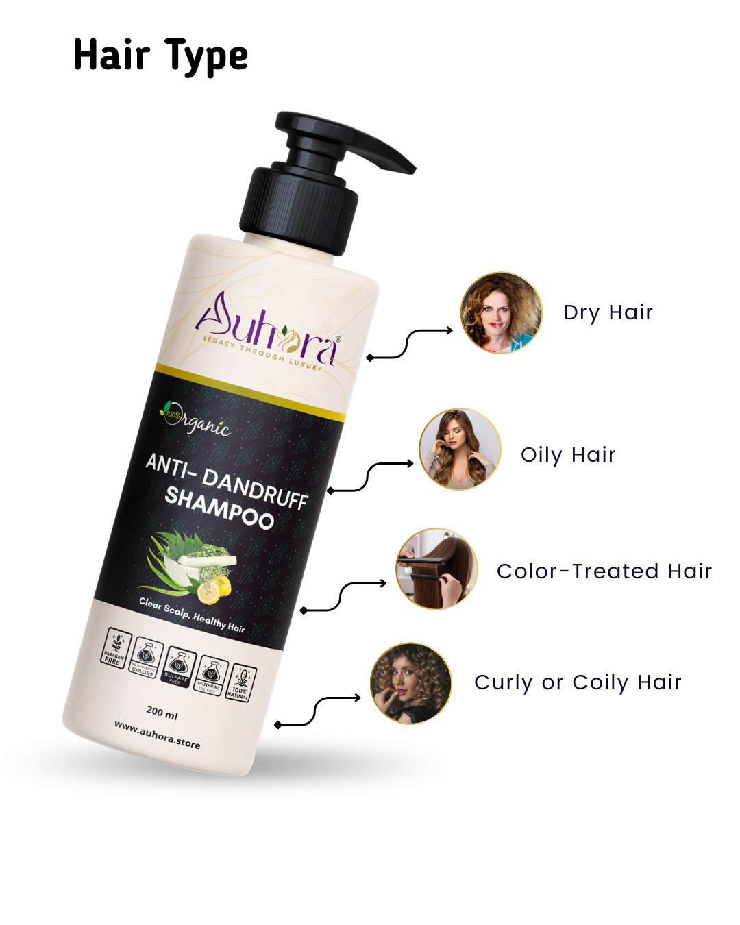 Auhora Anti-Dandruff Shampoo