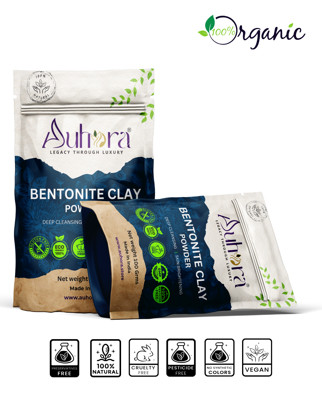 Auhora Bentonite Clay Powder