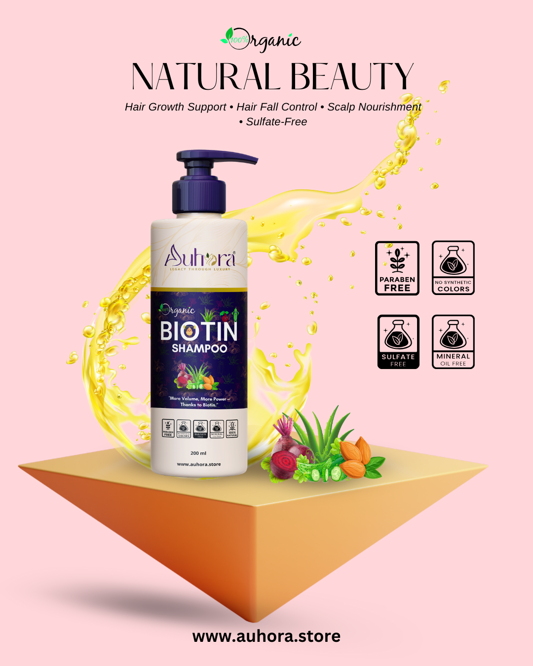 Auhora Biotin Shampoo