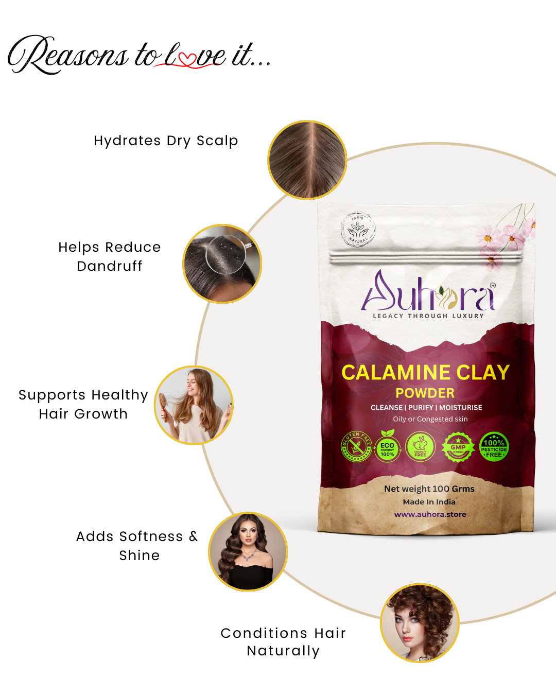 Auhora Calamine Clay Powder