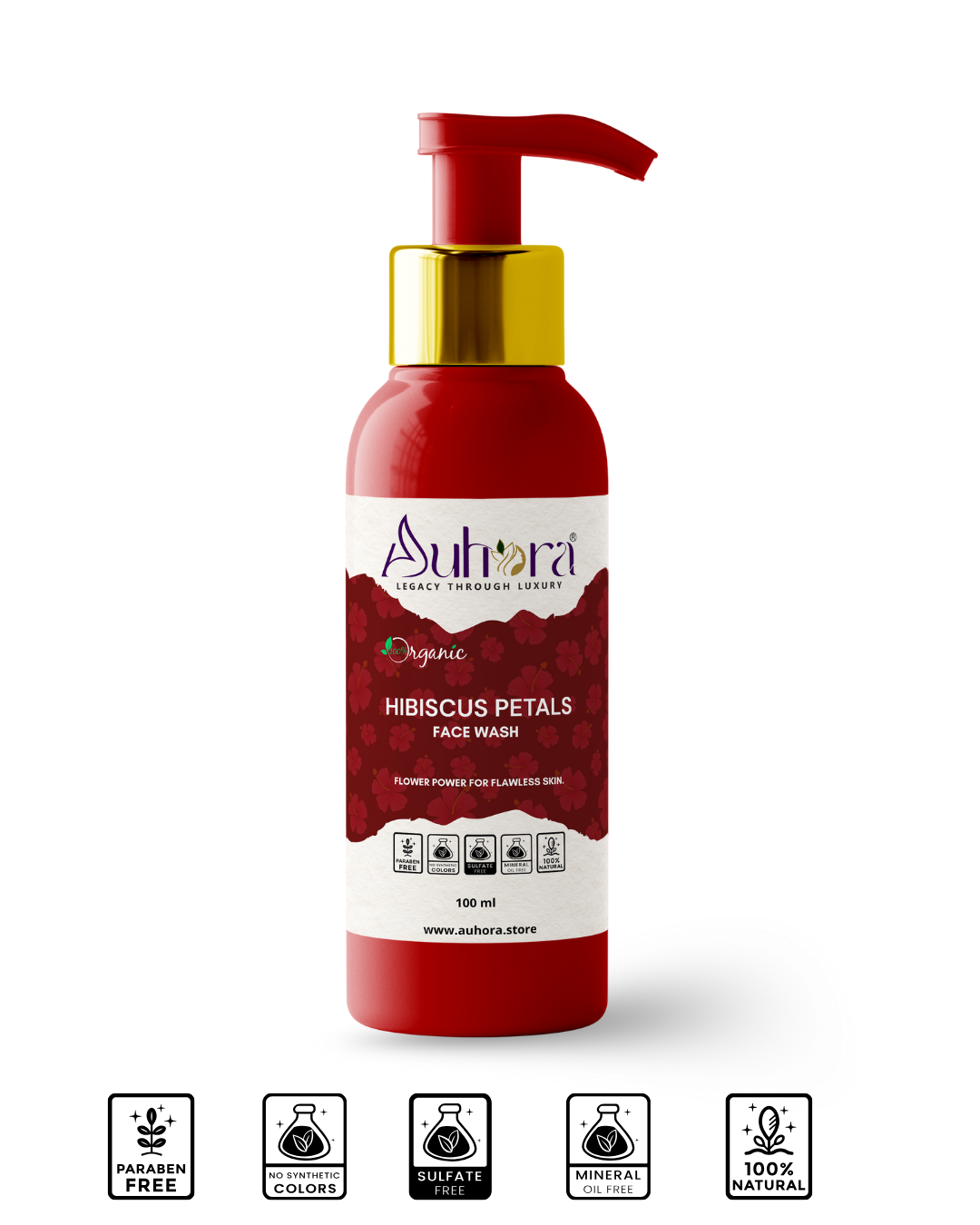 Auhora Hibiscus Face Wash