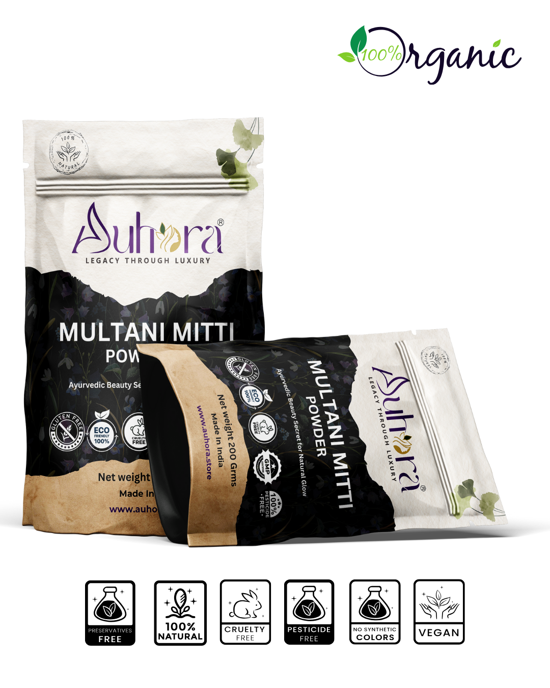 Auhora Multani Mitti (Fuller’s Earth) Powder