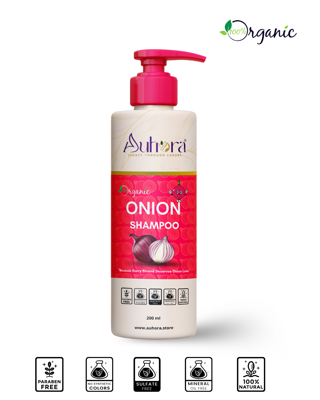 Auhora Onion Shampoo