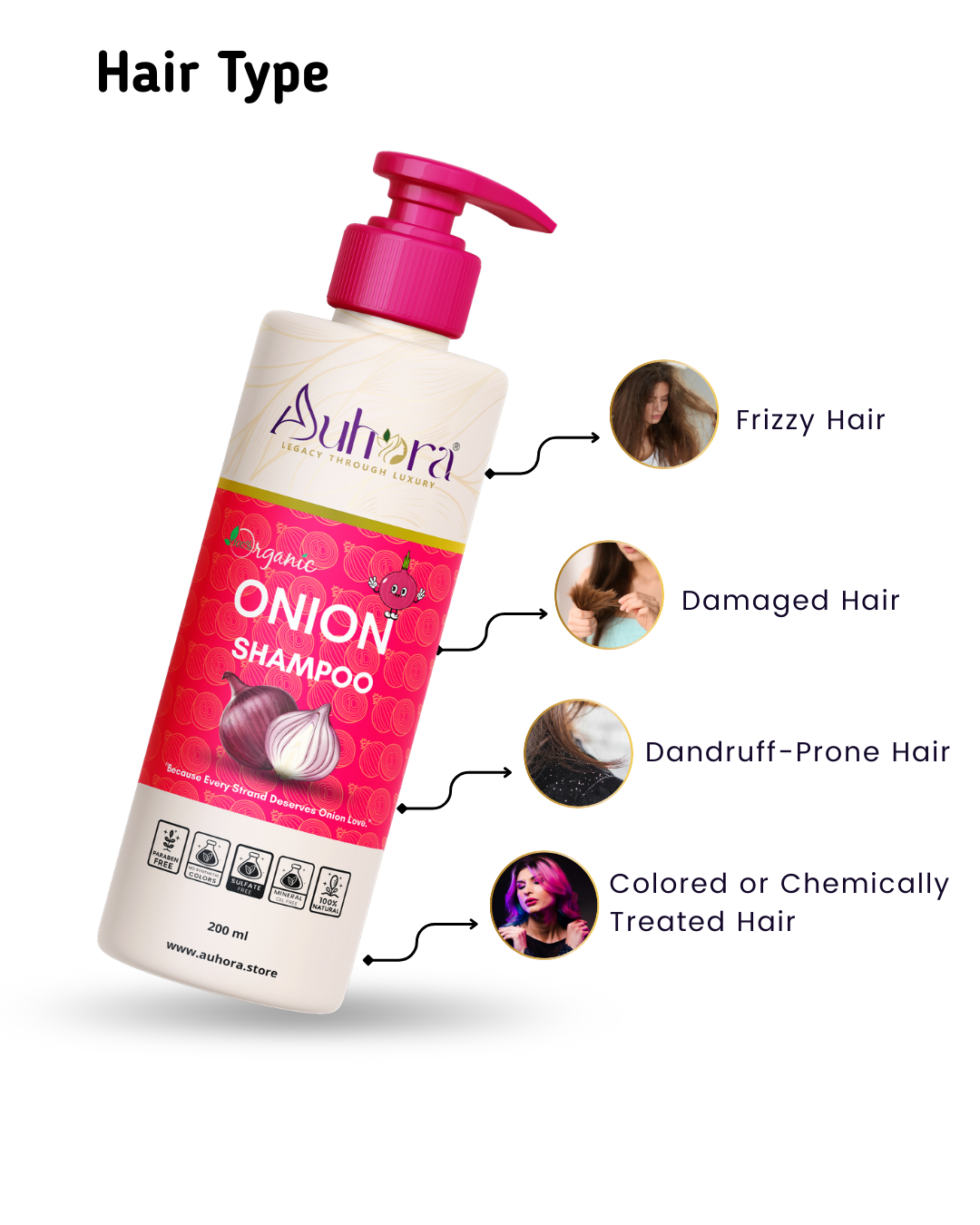 Auhora Onion Shampoo