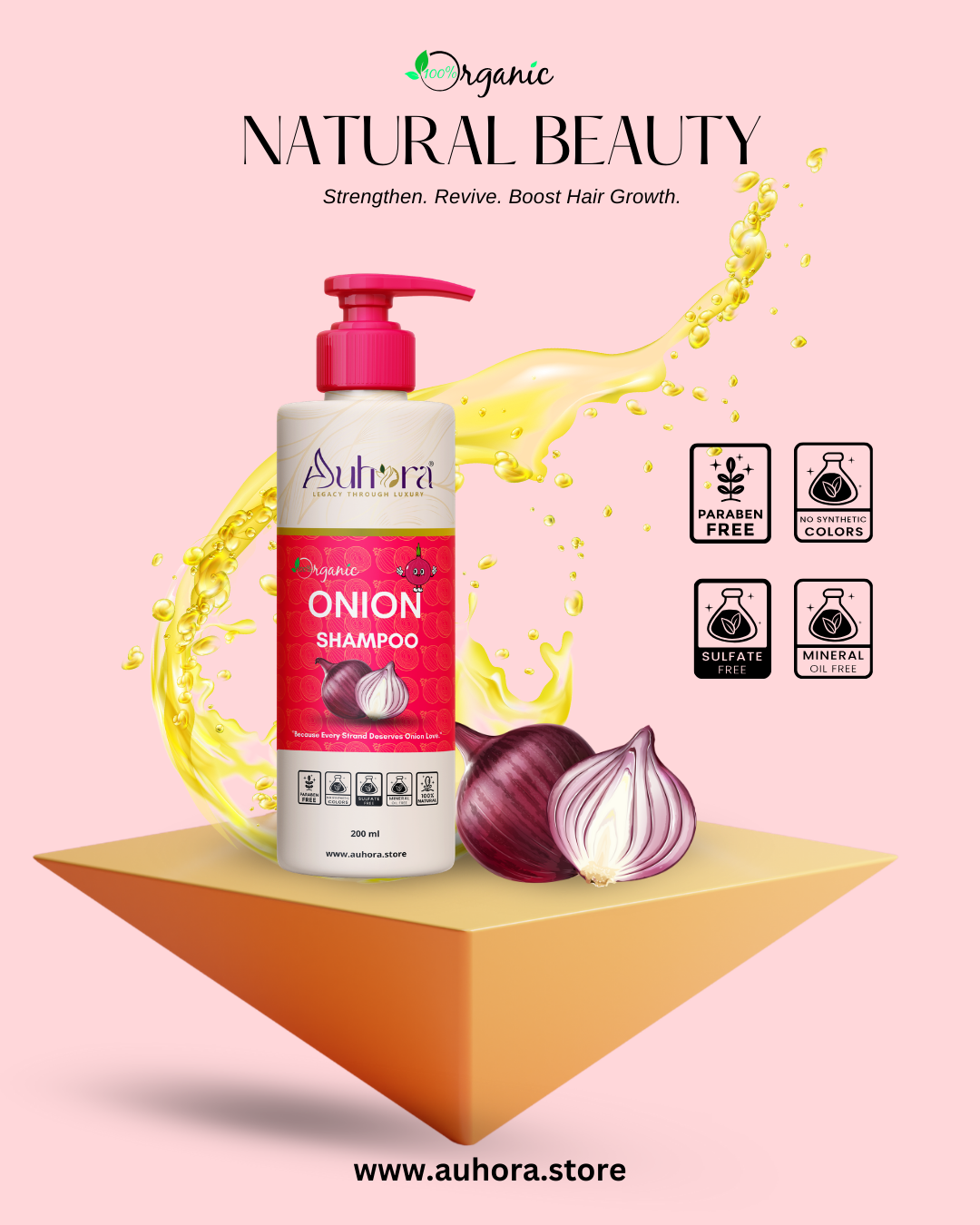 Auhora Onion Shampoo