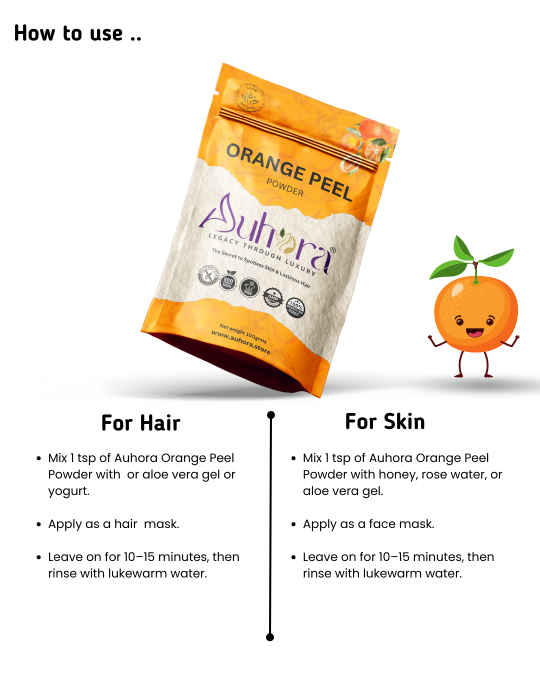 Auhora Orange Peel Powder