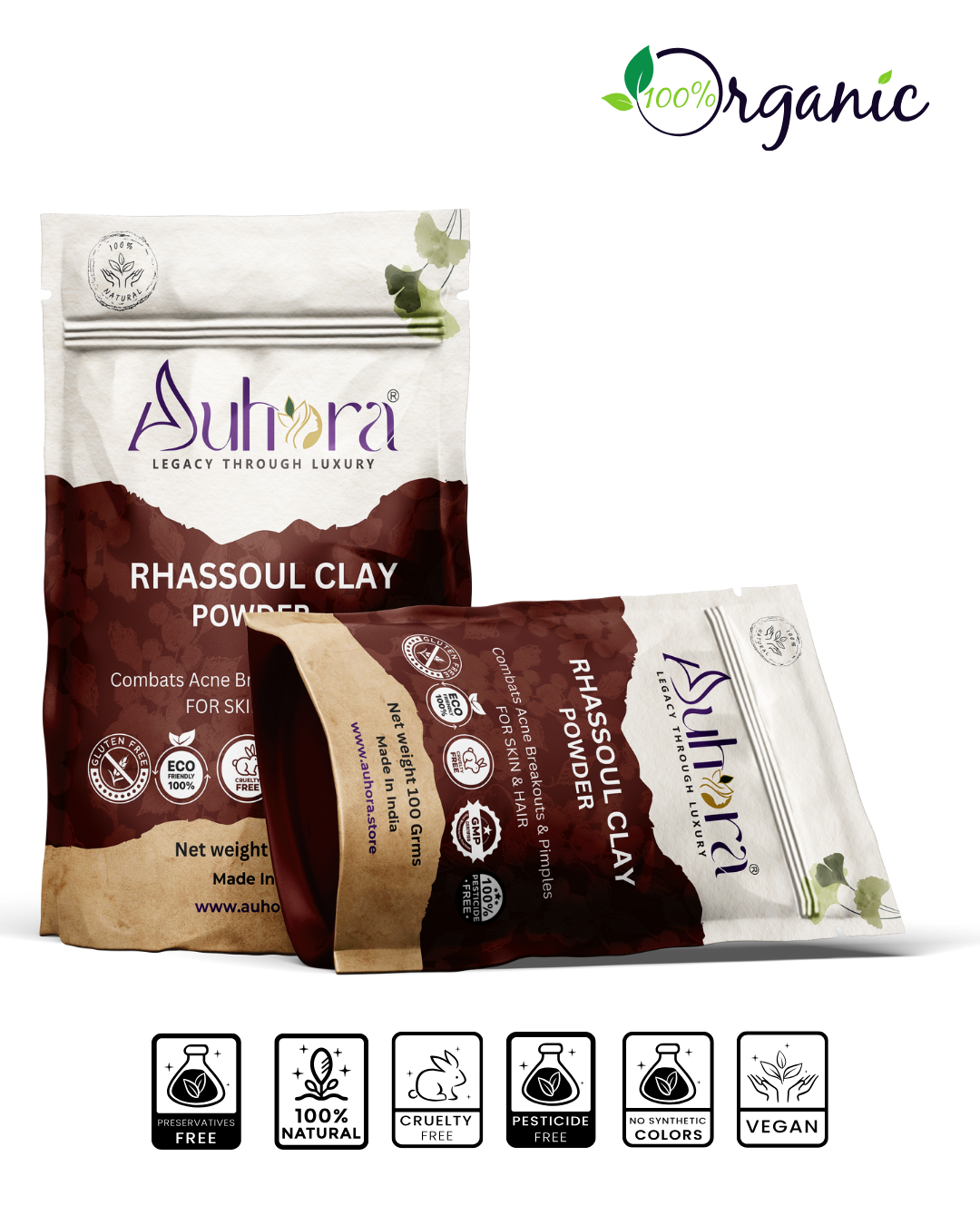 Auhora Rhassoul Clay Powder
