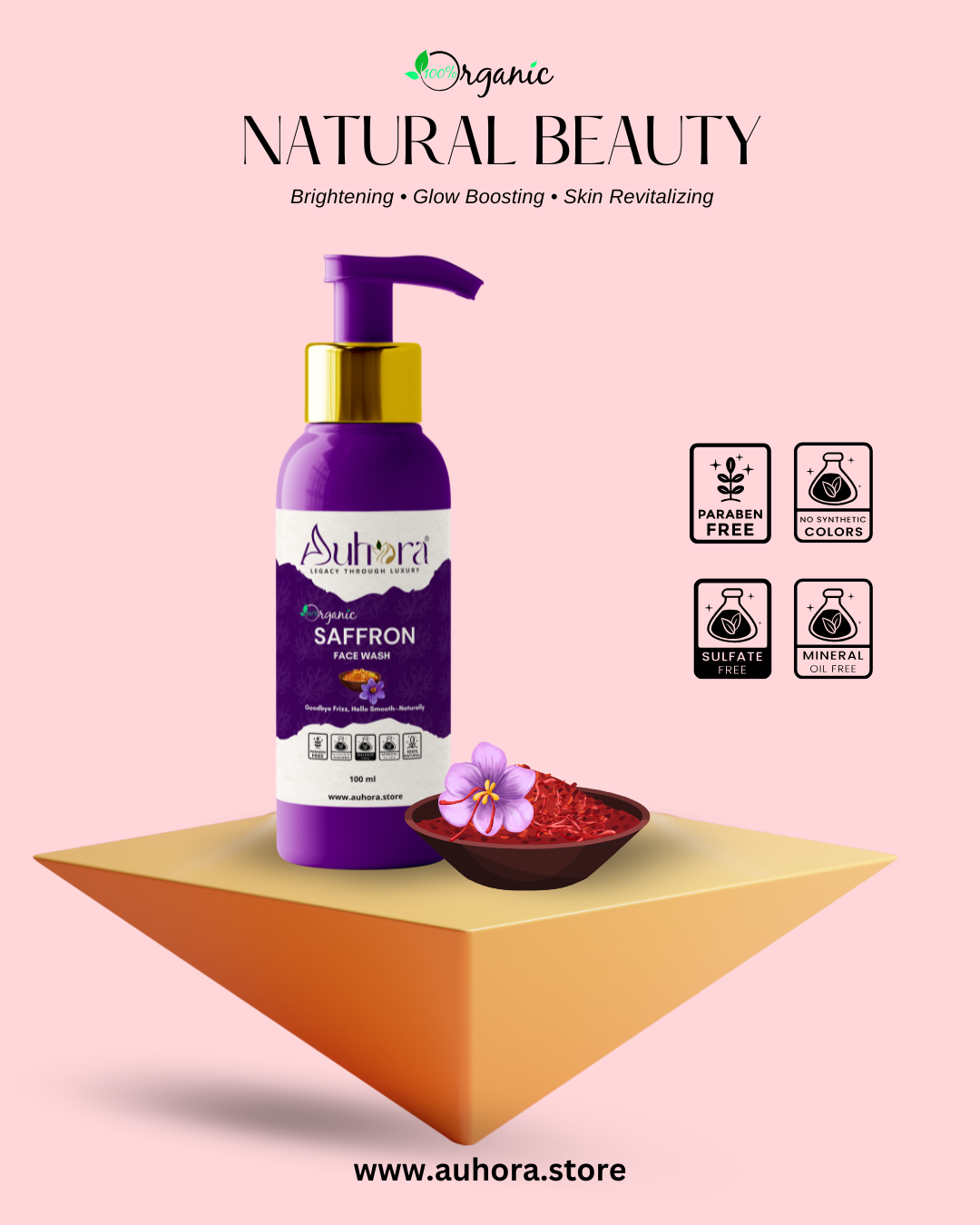 Auhora Saffron Face Wash