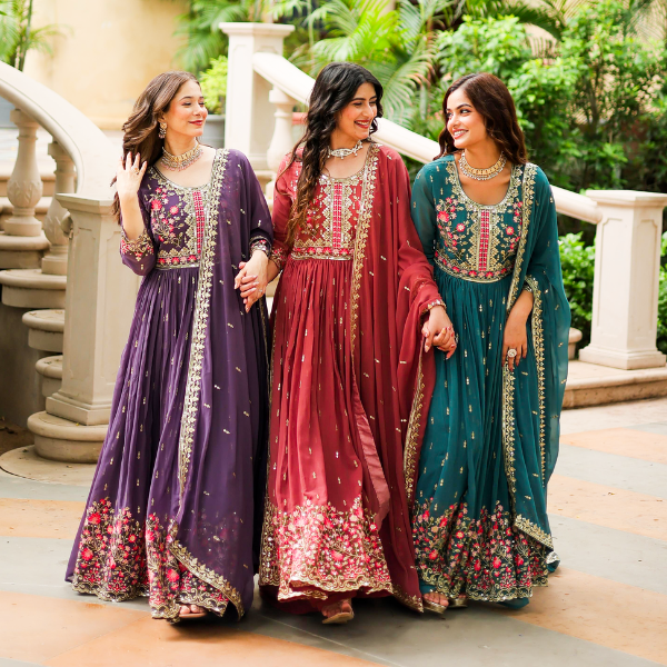 Auhora Premium Designer Top–Sharara–Dupatta Set