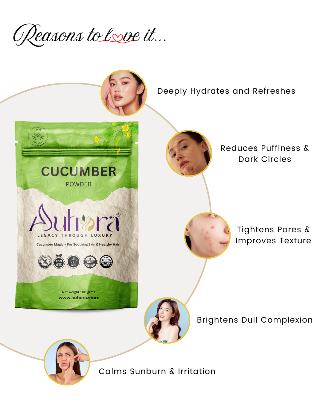 Auhora Cucumber Powder