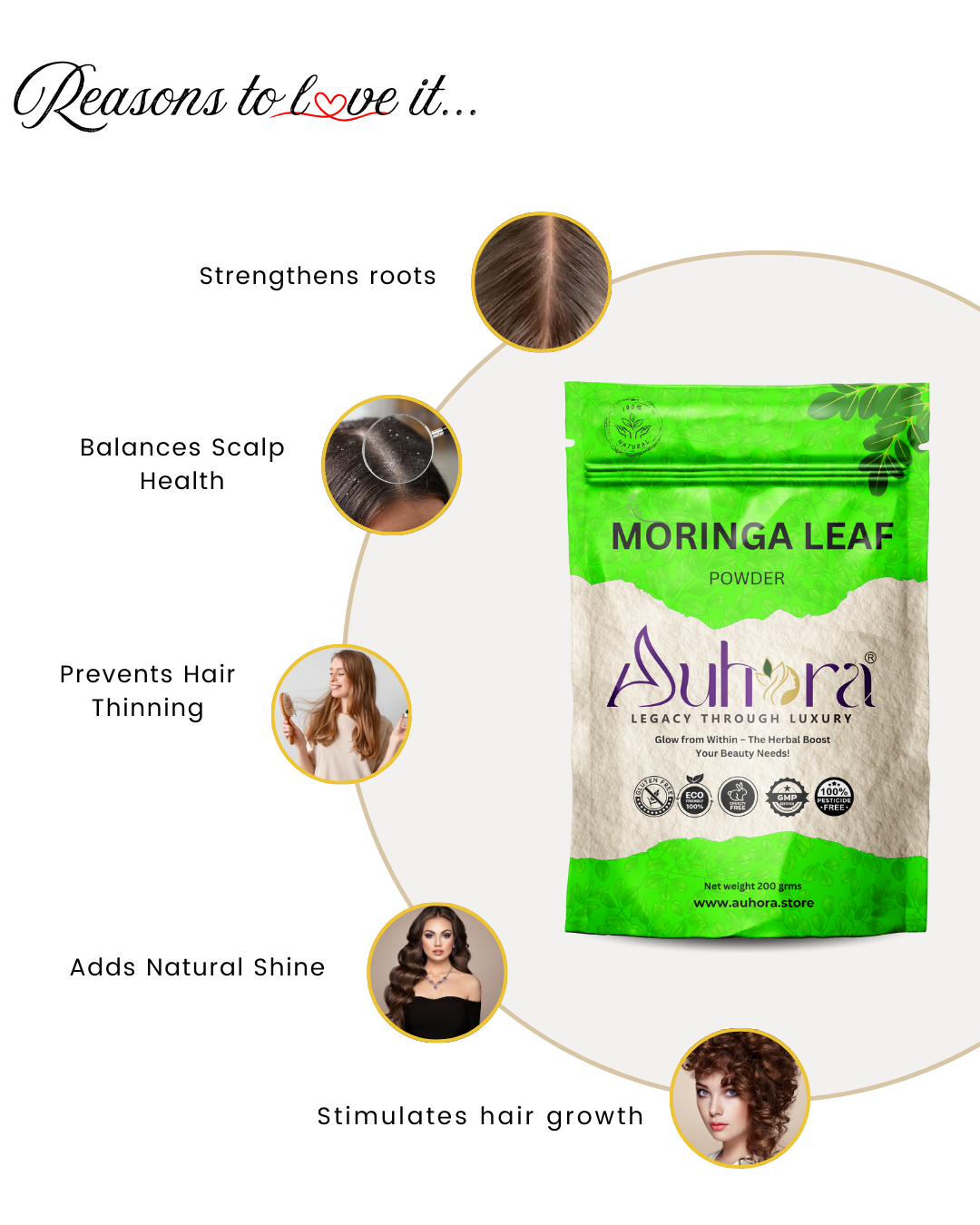 Auhora Moringa Leaf Powder