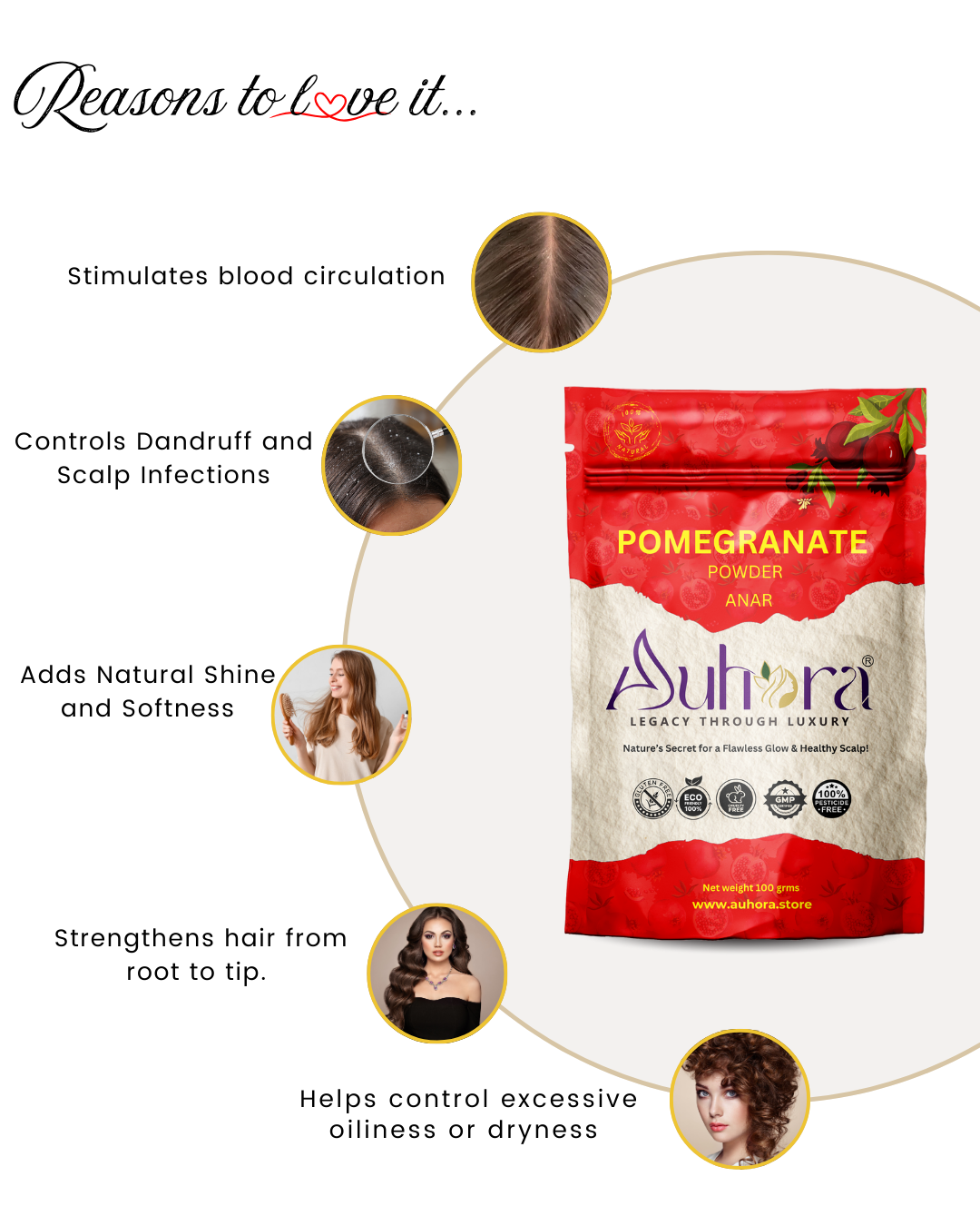 Auhora Pomegranate (Anar) Powder