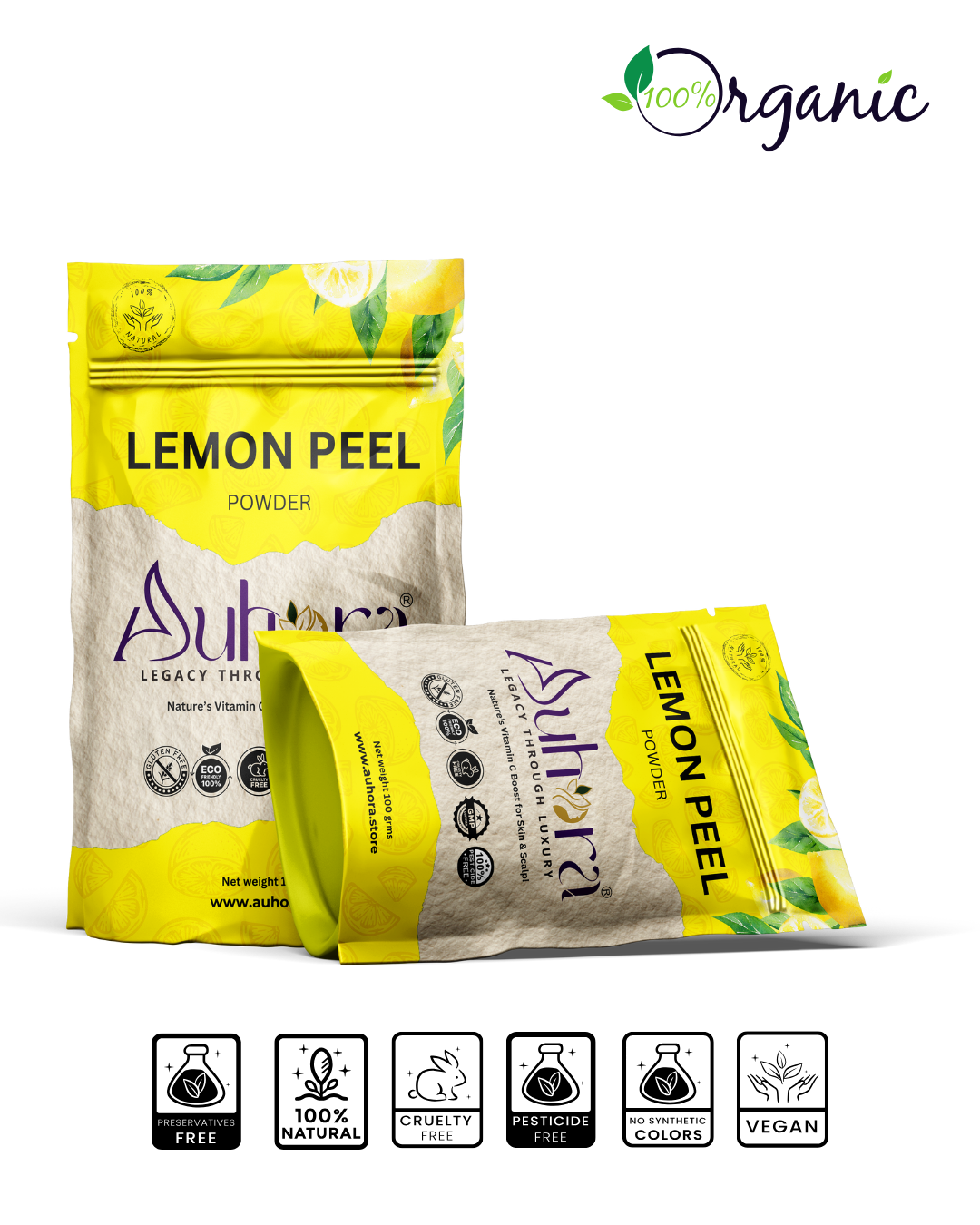 Auhora Lemon Peel Powder