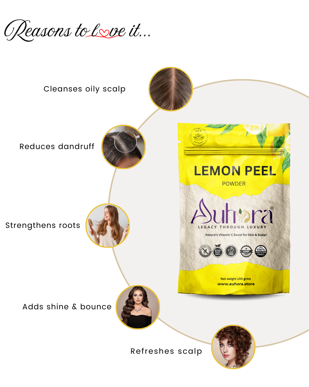 Auhora Lemon Peel Powder