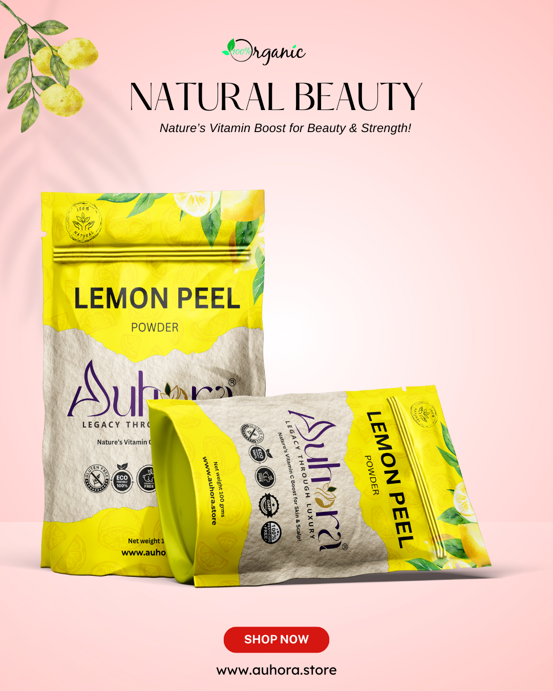 Auhora Lemon Peel Powder
