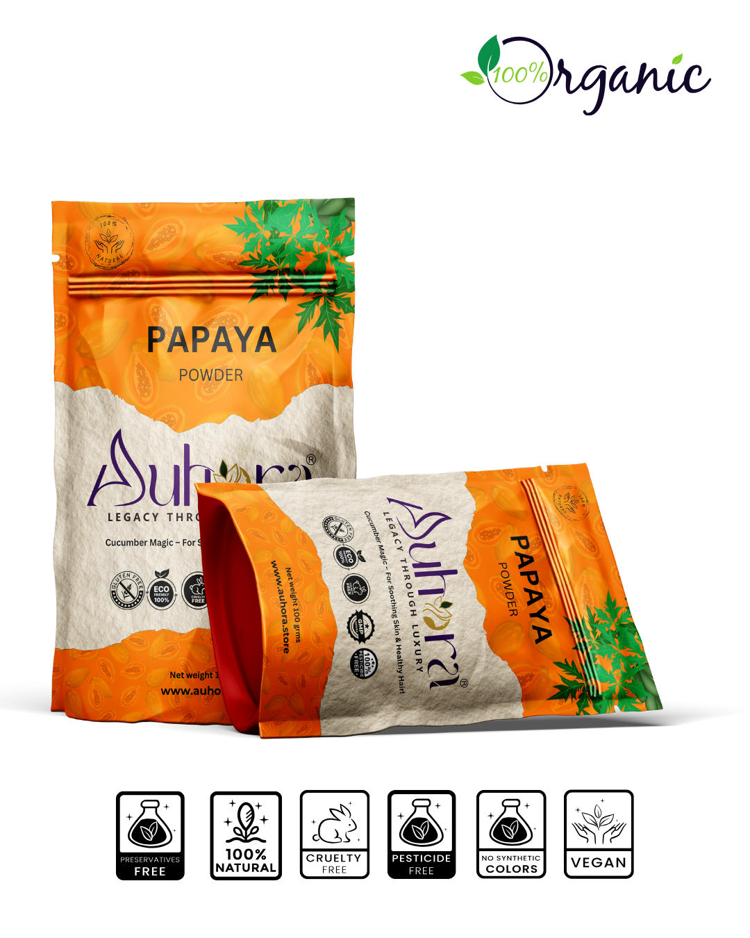 Auhora Papaya Powder